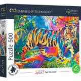 Trefl 500 UFT Rencontre avec un tigre Puzzle