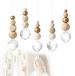 Chandelier en cristal fait main, set de 5