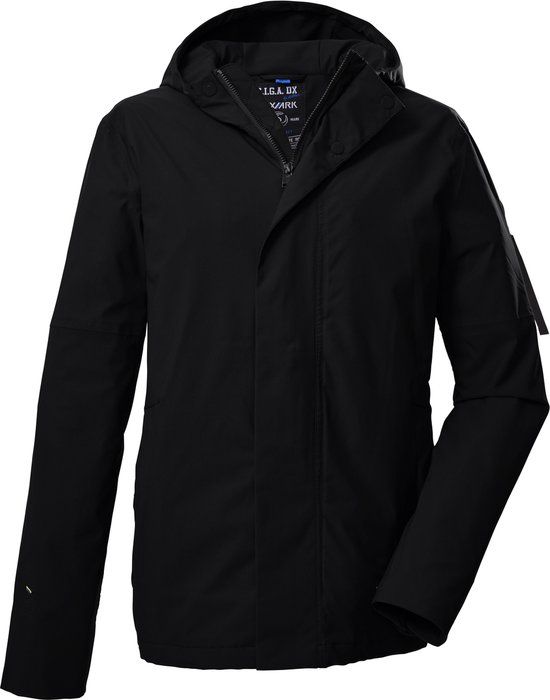 G.I.G.A. DX Men's Outdoor Jacket - Black - Size L - Waterproof & Windproof - 2023