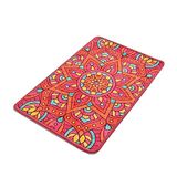 Badmat Mandala Red Bath Mat