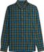 Fred Perry Overhemd Fp Tartan Twill Groen Katoen Regular Fit Lange Mouw Klassieke Kraag Borstzak Knopen