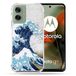 Cokitec Versterkte hoes voor Motorola G55 5G schilderij de grote golf