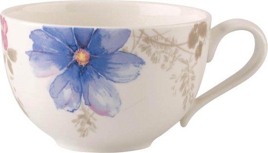 Villeroy & Boch Mariefleur Gris Cappuccinokop 390ml - Porselein - Multi colour