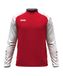 JAKO Sonic uniseks shirt met lange mouwen, rood/wit, M