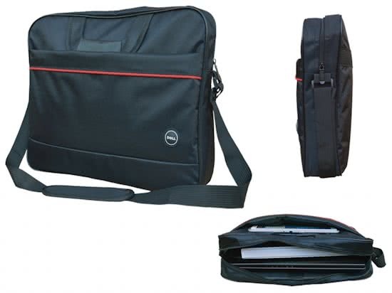 i12Cover 17 tot 18 inch Laptoptas type schoudertas voor laptop en notebook 17.3 inch messenger tas zwart merk Nette betaalbare laptoptas met extra opbergmogelijkheden