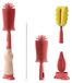 Set de brosses pour biberon - 4-en-1 - Silicone - Sans BPA