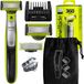 PHILIPS OneBlade QP2834/20 scheerapparaat + opbergzak, groen/zwart