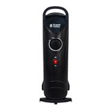 Russell Hobbs RHOFR3001 Radiator, 650 W, met olie gevuld, draagbaar, elektrische verwarming met 5 vleugels, instelbare thermostaat, veiligheidsuitsparing, kamergrootte 10 vierkante meter, zwart
