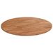 vidaXL Tafelblad Rond Lichtbruin Ø40x1,5 cm Bewerkt Massief Eikenhout
