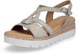 Gabor - Sandales à plateforme - Femme - Cuir - Vert - Taille 43