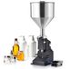Latios Machine de remplissage de liquide - Manuel - Remplisseuse de bouteilles - Plage de remplissage 5-50 ml - Inox 304 de qualité alimentaire - Pour miel, huile, sauces - Compatible avec compresseur d'air 500 W