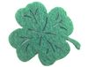 Petra's Bastel News Strooidecoratie, 100 x klaverblad 40 mm, vilt/groen, 4