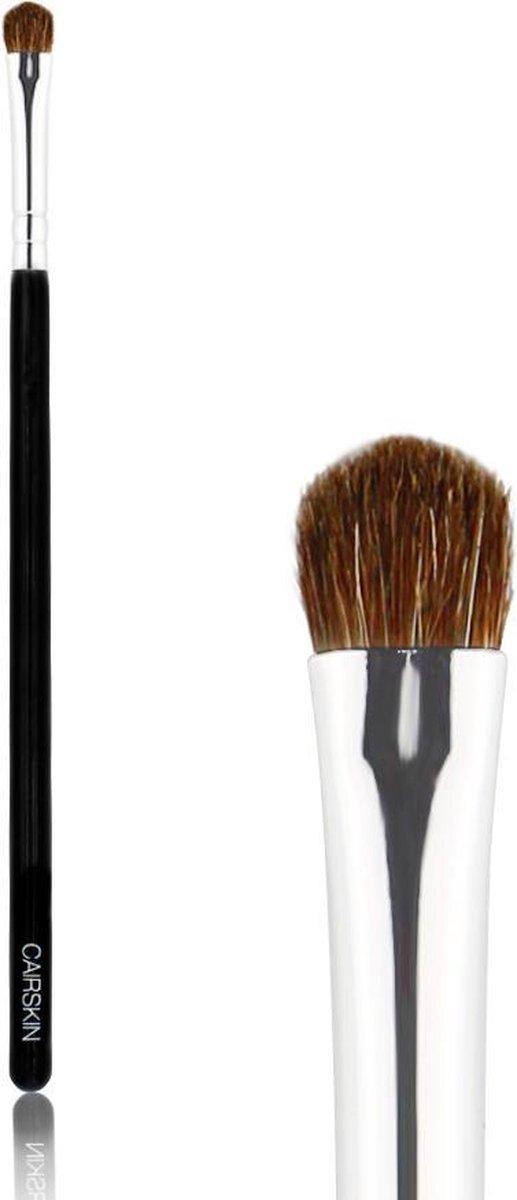 Cairskin Highlighter Oogschaduw Make-up Kwast - Goat Hair Professional Makeup Brush Natural Hairs - Round Smudge Shadow Brush CS125