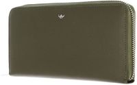 Golden Head Leren portemonnee Madrid RFID Protect RV-Damenbörse 2822 Oliv olijfgroen