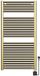 Wiesbaden Elara Elektrische Radiator Smart WiFi 118,5 x 60 cm - Messing