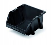 Prosperplast Binner Short - Opberger - 27,2 cm - Zwart - Stapelbaar