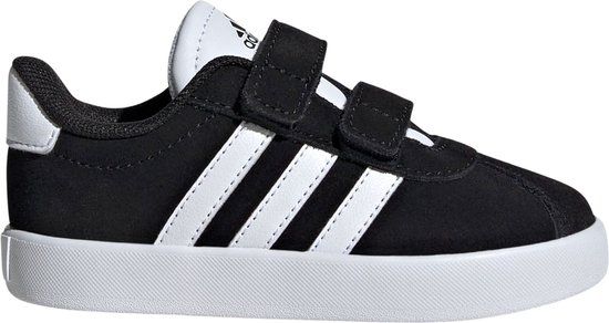Adidas VL Court 3.0 CF Sneakers Junior - Zwart/Wit - Maat 24