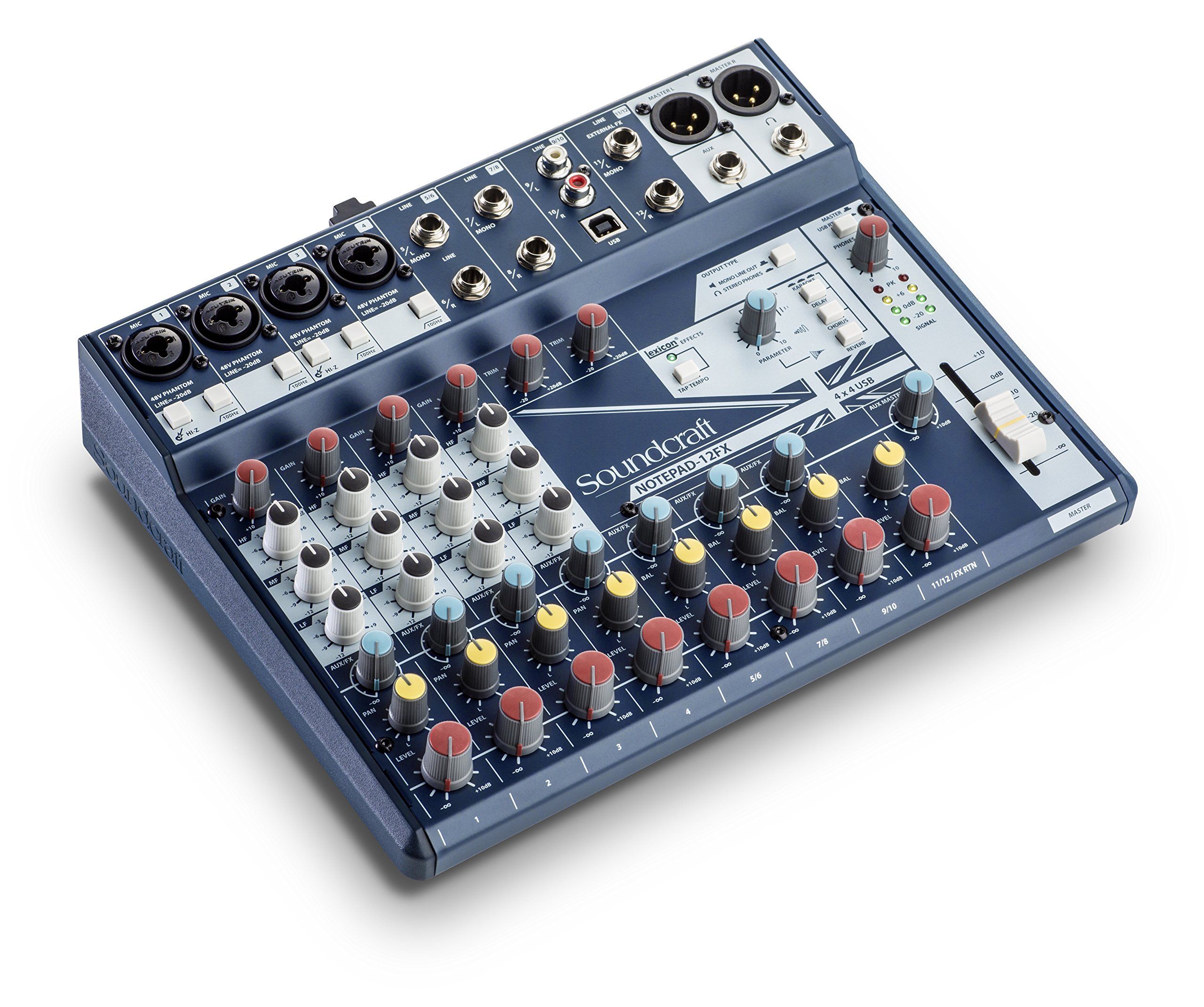 Soundcraft Notepad-12FX 12-Channel Mixer with USB and FX