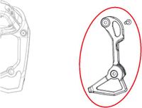 Sram Achterderailleur Binnenkooi Force E-Tap AXS Met Schroeven