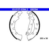 ATE Jeu De Mâchoires De Frein 03.0137-0394.2 Ford 1106633 1123790 1125669