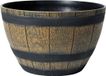 Mega Collections Plantenpot/bloempot - Kunststof - Bruin - Rond - 45L - D51 x H32 cm