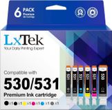 Canon Cartouches couleur 530 531 XXL pour Canon TS8750/TS8751, set de 6
