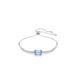 Swarovski Matrix Tennis Armband Blauw Metaal