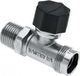 Robinet à gaz droit laiton chrome 30 mbar