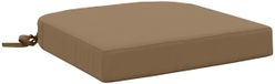 vidaXL - 1-delig - zitkussen - SOEST - 100% - Polyester - Taupe - 45 - x - 45 - x - 7 - cm