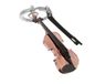 METALMORPHOSE - Viool Sleutelhanger - Muziekinstrument Sleutelhanger - Origineel cadeau voor dames en heren, meerkleurig, eenheidsmaat