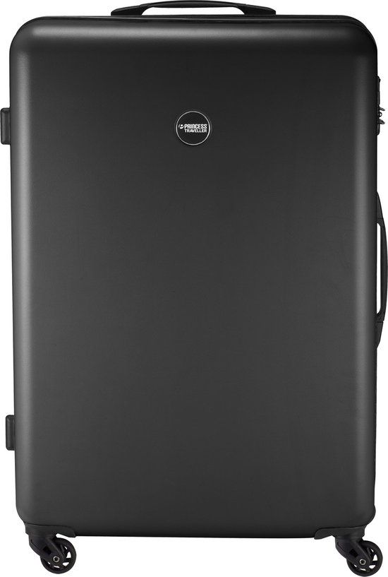 Princess Traveller PT-01 - Grote Reiskoffer - Pitch Black - 77x52x29cm - 98 L