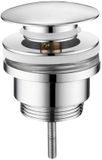 Sapho Click-Clack wastafelwaste, chroom CV1002