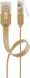 Goobay 95880 câble réseau Brun clair 1 m Cat6 U/UTP Plat