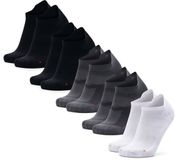 DANISH ENDURANCE Lage Hardloopsokken - Ademend & Blarenvrije Sportsokken - Unisex - 5 Paar - 39-42