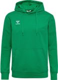 Hummel Herren Hoodie met Kangoeroezak en Logo-borduursel.