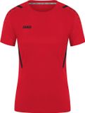 Jako - Shirt Challenge - Dames Voetbal Jersey - Rood - Maat 34