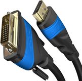 KabelDirekt HDMI DVI adapterkabel – 0,5m