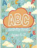 ABC Dot-to-Dot Activity Book: ABC Learning Book for Ages 4-7 | Funny Food themed Learning | Practice Lines