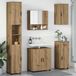 Maison Exclusive Ensemble de meubles de salle de bain - 5 pièces, chêne artisanal