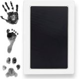 2x Jonyx 2x Inktpad - Hand- en voetafdruk - Baby's - Pootafdruk huisdier - Stempelset - Inktkussen en kaartjes - Eenvoudig schoonmaken - Zwart