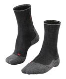 FALKE Dames Wandelsokken TK2 Explore Wool Silk W So wol functioneel materiaal anti-blaar dik 1 paar, Grijs Anthracite Melange 3080, 37-38