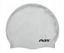 RAS Bonnet de bain en silicone argenté - Confortable et durable