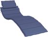 vidaXL Ligbedkussen Oxford Stof Marineblauw