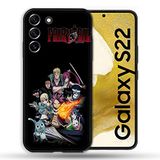 Beschermhoes Samsung Galaxy S22 Beschermhoes, Manga Fairy Tail Logo Team