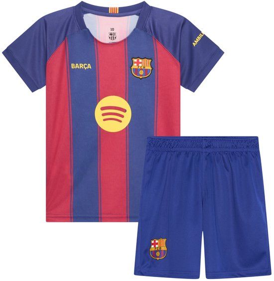 FCB Kingdo B.V. FC Barcelona Voetbaltenue Thuis 2025-2026 Kinderen Blauw Maat 140