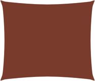 vidaXL Zonnescherm rechthoekig 4x5 m oxford stof terracottakleurig