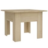 vidaXL Salontafel 55x55x42 cm Spaanplaat Sonoma Eikenkleurig - Bruin