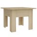 vidaXL Salontafel 55x55x42 cm Spaanplaat Sonoma Eikenkleurig - Bruin
