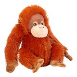 Wild Republic Cuddlekins Eco Mini Orang Vrouwelijk, pluche dier, 25 cm, milieuvriendelijk