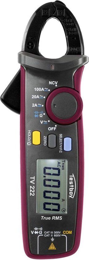 Testboy TV 222 Digitale mini stroomtang ampèremeter
